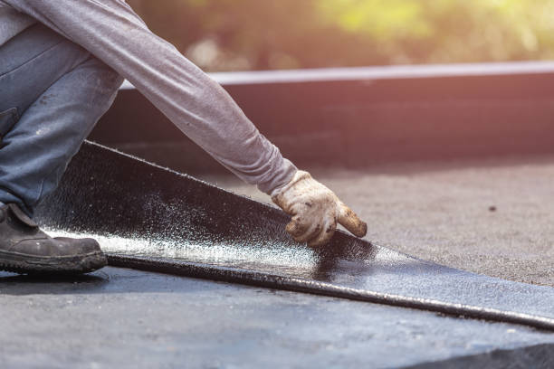 Professional Exterior Waterproofing technician working in Powell, OH